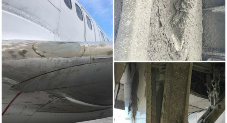 В Запорожье самолет МАУ сел на незастывший бетон