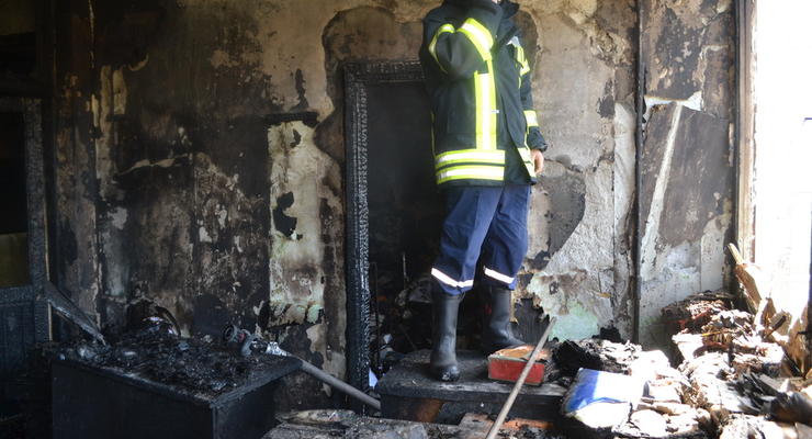 В Одессе произошел пожар в строительной академии, есть пострадавшая