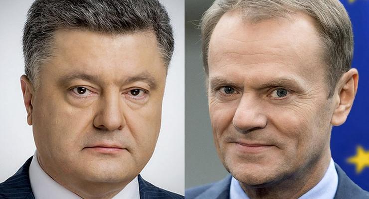 Порошенко и Туск согласовали дату следующего саммита Украина-ЕС