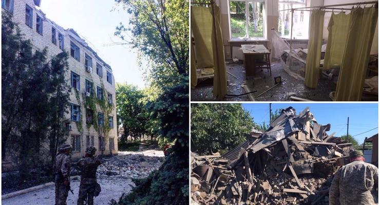 Красногоровка после Градов: 8 раненых жителей, больница наполовину разрушена