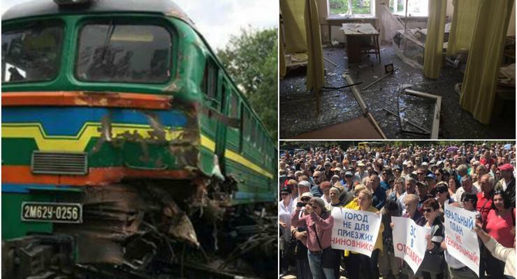 Итоги выходных: столкновение поездов в Хмельницкой области, обстрел Красногоровки и митинг в Севастополе