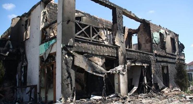 Террористы обстреляли дома в Бердянском из тяжелого вооружения