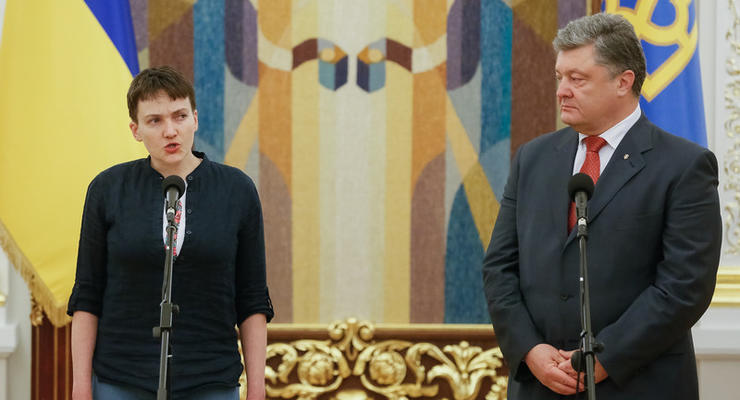 Савченко о визите Порошенко в США: Никто не решит за нас наши проблемы