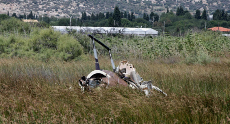 В Греции разбился вертолет: два члена экипажа погибли