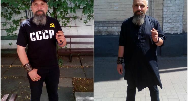 В Киеве полицейские заставили мужчину снять футболку с символикой СССР