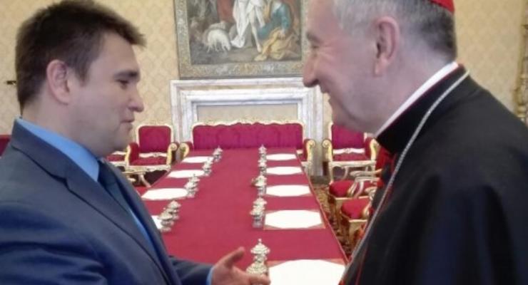 Климкин в Ватикане встретился с госсекретарем Святого Престола