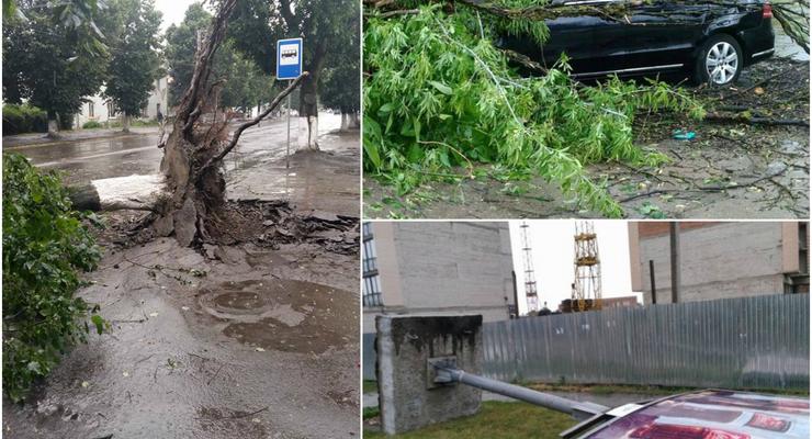 По западной Украине пронесся разрушительный шторм