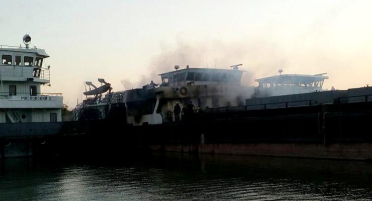 В Одесской области произошло возгорание на грузовом судне