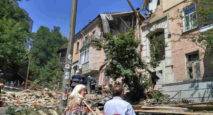 Умерла пострадавшая в результате обвала дома в Киеве