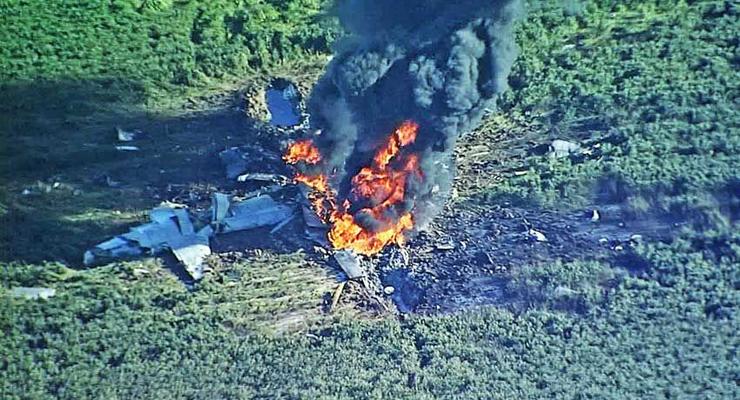 В США разбился военный самолет, пять человек погибли