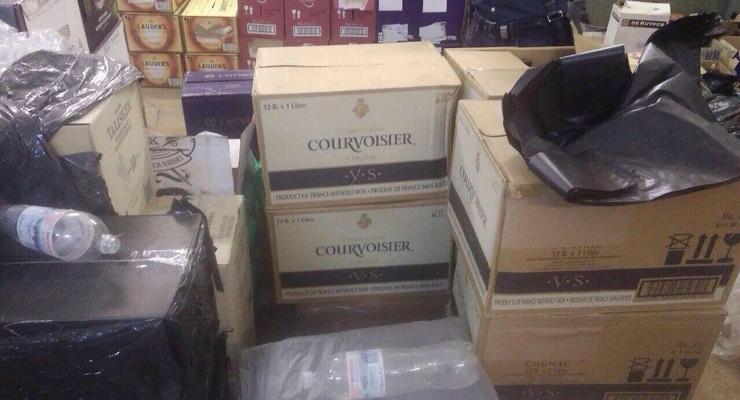 В Киеве нашли склад поддельного виски на 5 млн
