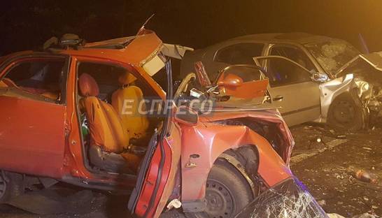 Под Киевом столкнулись две легковушки, есть жертвы