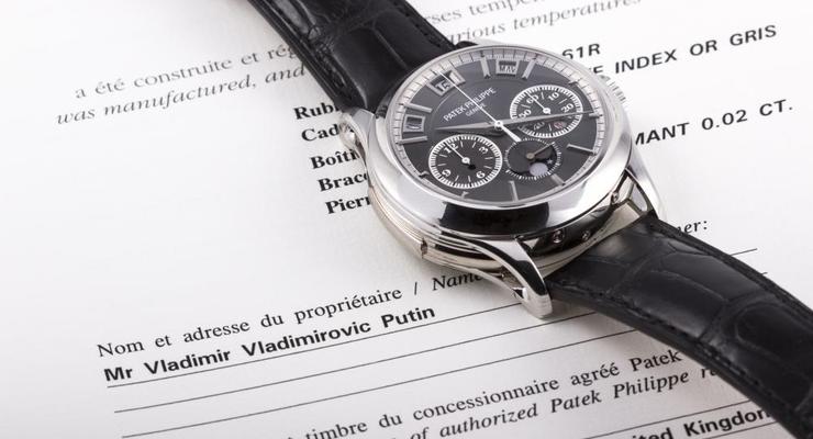 Часы Путина продали на аукционе за миллион евро