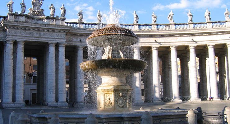 В Ватикане впервые выключили все фонтаны