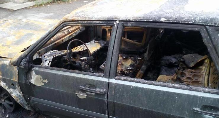 В Харькове подожгли автомобиль журналиста