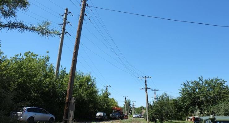На Донбассе три поселка подключили к электроснабжению