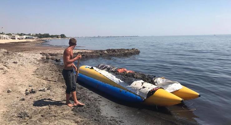 Оккупанты не справляются с тоннами водорослей на крымских пляжах