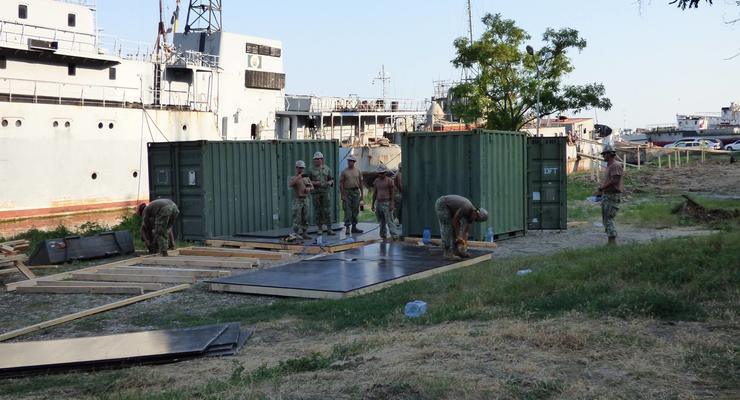 США строят военную базу в Очакове: первые фото