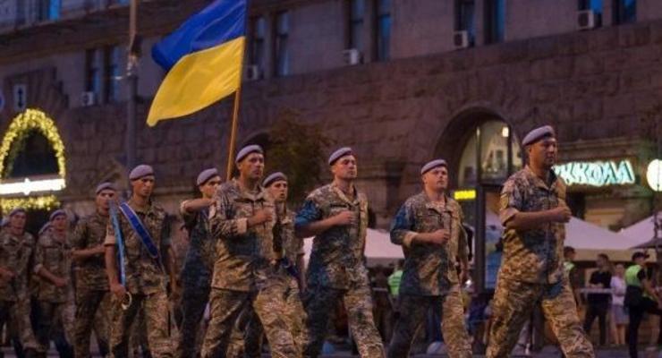 В Киеве состоялась репетиция парада к 24 августа