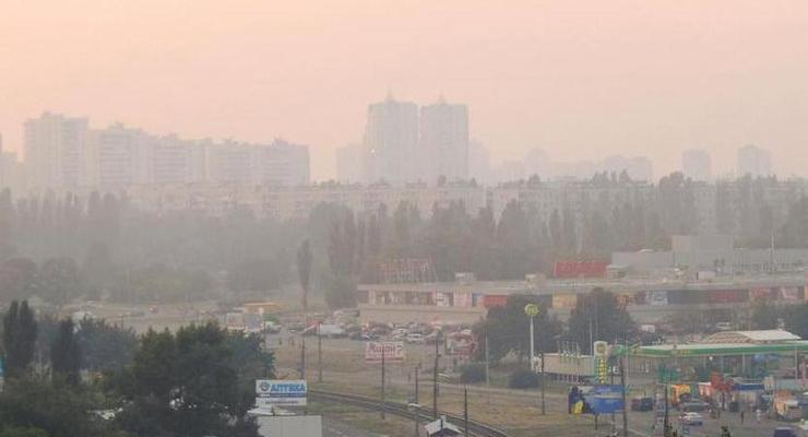 В Киеве снова превышен уровень загрязнения воздуха