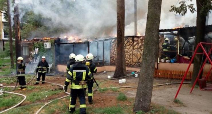 Пожар на Шулявке в Киеве ликвидирован