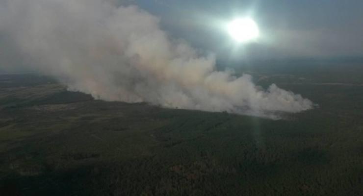 Масштабный пожар на Житомирщине тушили три дня