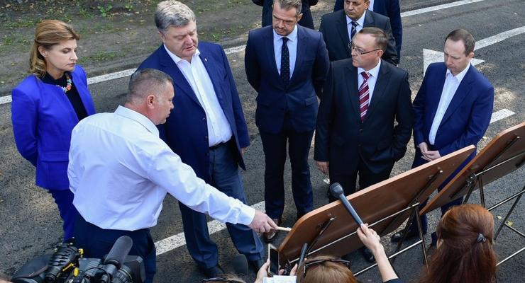 Порошенко показали "еврокоридор" в Винницкой области