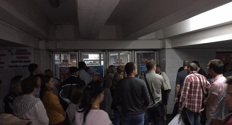 В Киеве произошло задымление в метро