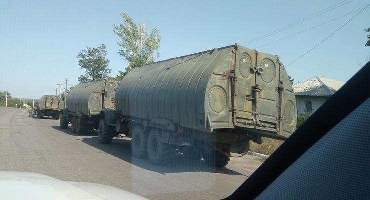 ОБСЕ заметила три колонны военной техники вблизи Луганска