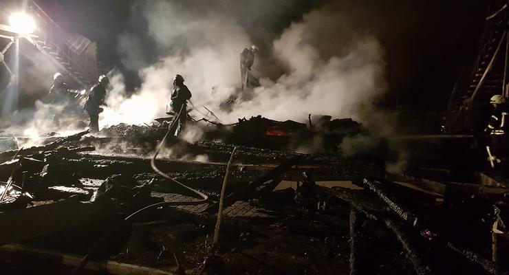 В детском лагере в Одессе произошел пожар