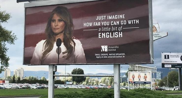 Мелания Трамп угрожает судом школе английского языка в Хорватии