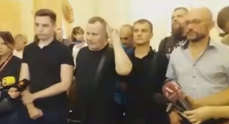 Протестующие в Одессе требуют от Порошенко назначения перевыборов