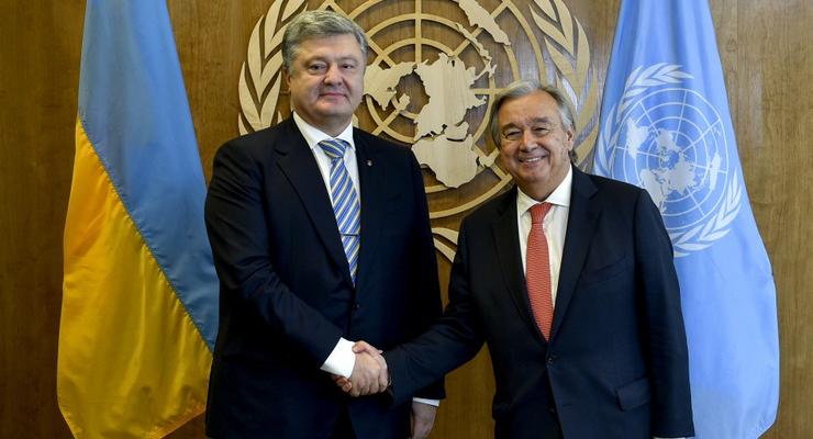Миротворцы и Крым: Порошенко поговорил с генсеком ООН