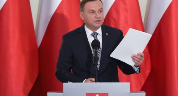 Дуда отозвал проект польской судебной реформы после представления