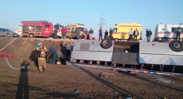 ДТП с автобусом в Крыму: 18 пострадавших