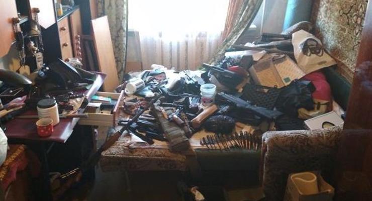 У киевлянина в квартире нашли арсенал оружия