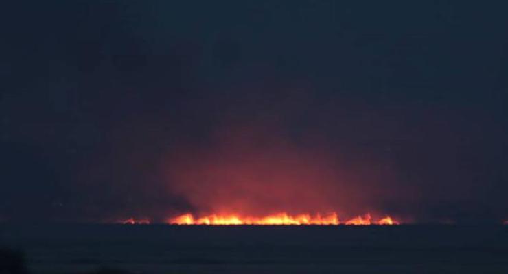 На Одесчине загорелся национальный парк
