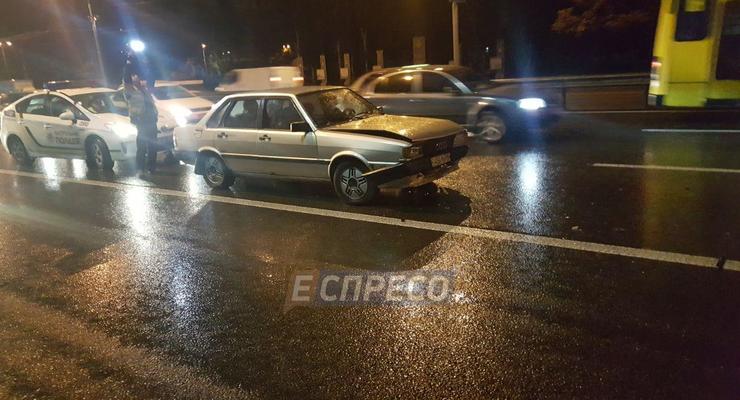 ДТП в Киеве: столкнулись пять автомобилей
