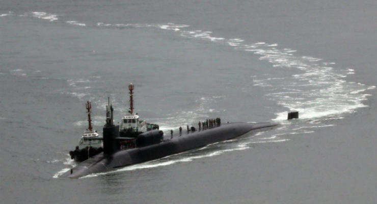 Ядерная подводная лодка США прибыла в Южную Корею
