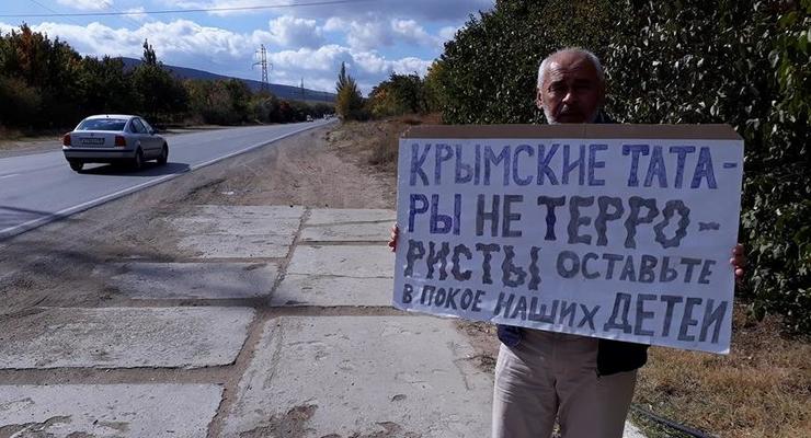 В Крыму массовые задержания участников одиночных пикетов