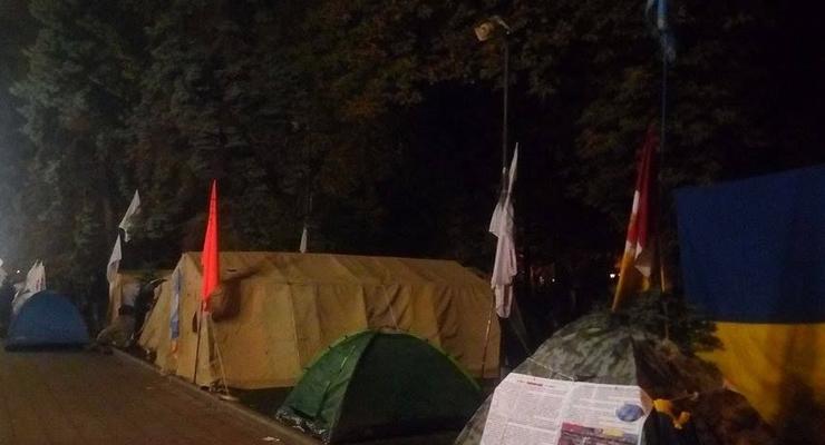 ГПУ и Нацполиция: Палатки возле Рады не снесут