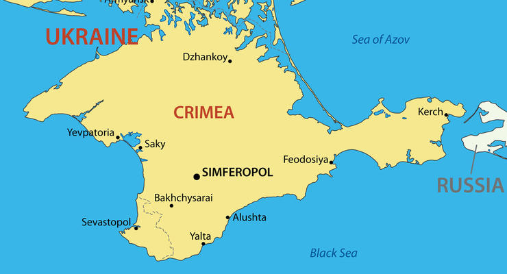 Немецкая газета исправила карту Украины без Крыма
