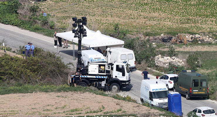 Убившая мальтийскую журналистку бомба взорвана дистанционно