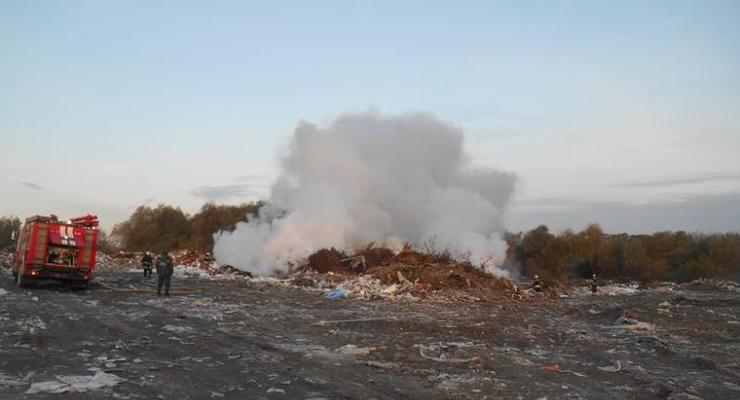 Пожар возле аэропорта Борисполь ликвидировали