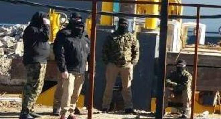 Появилось видео "захвата" воинской части под Одессой
