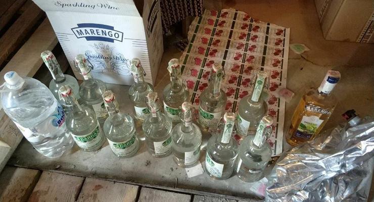 В Киеве изъяли больше 26 тонн поддельного алкоголя