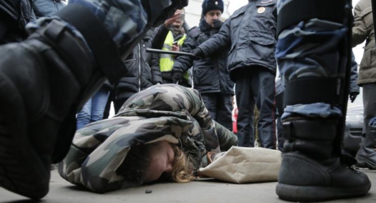 В Москве и Петербурге задержали более 80 человек