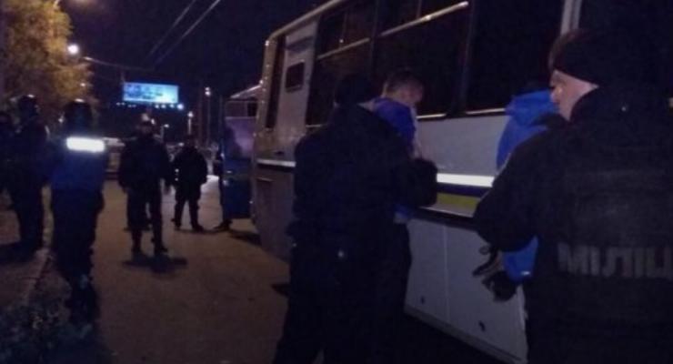 Драка футбольных фанатов в Киеве: 30 задержанных