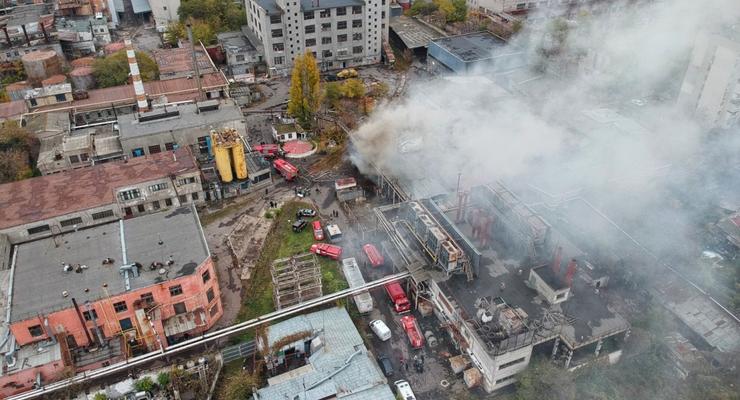В Одессе произошел крупный пожар на кондитерской фабрике