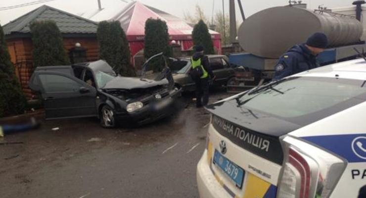 В Ровенской области столкнулись пять авто, есть жертвы